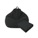 Nwa Folding Bean Bag chèz kouvèti