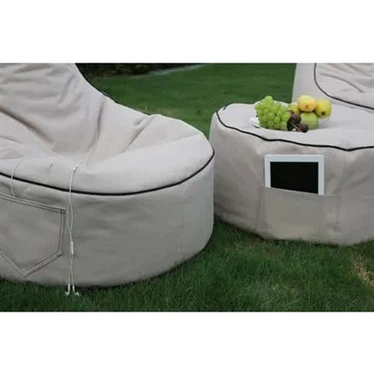 Tach ki reziste deyò Bean Bag chèz kouvèti